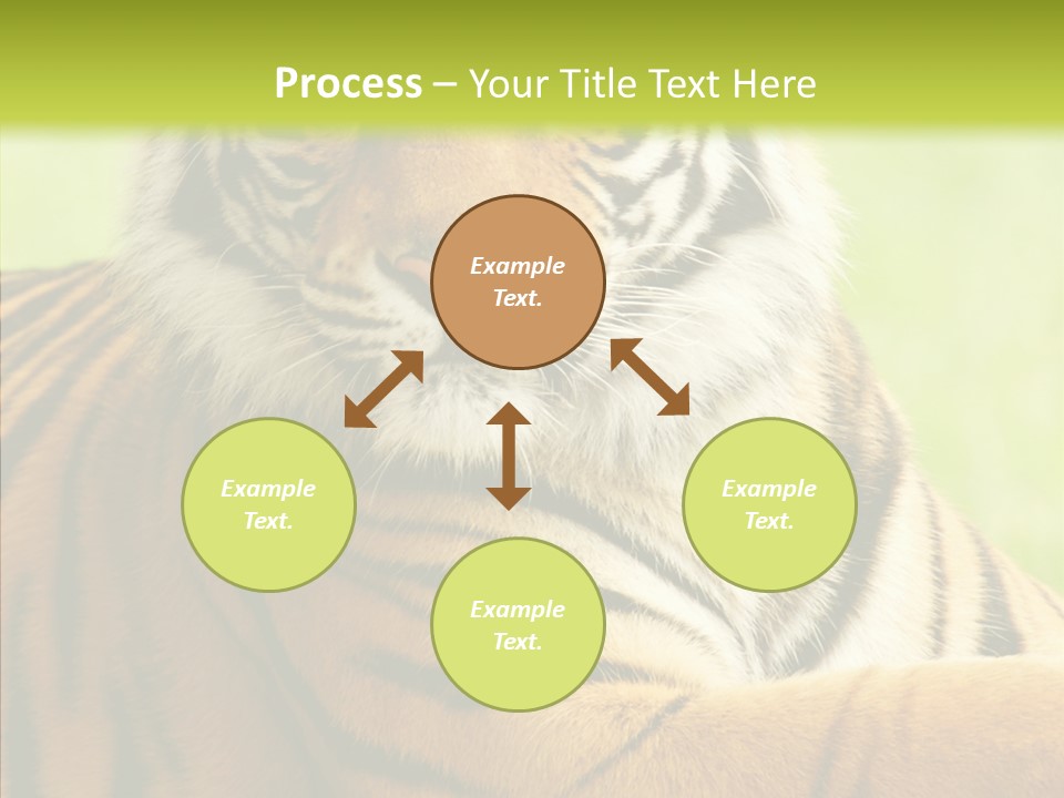 Nature Sub Tiger PowerPoint Template