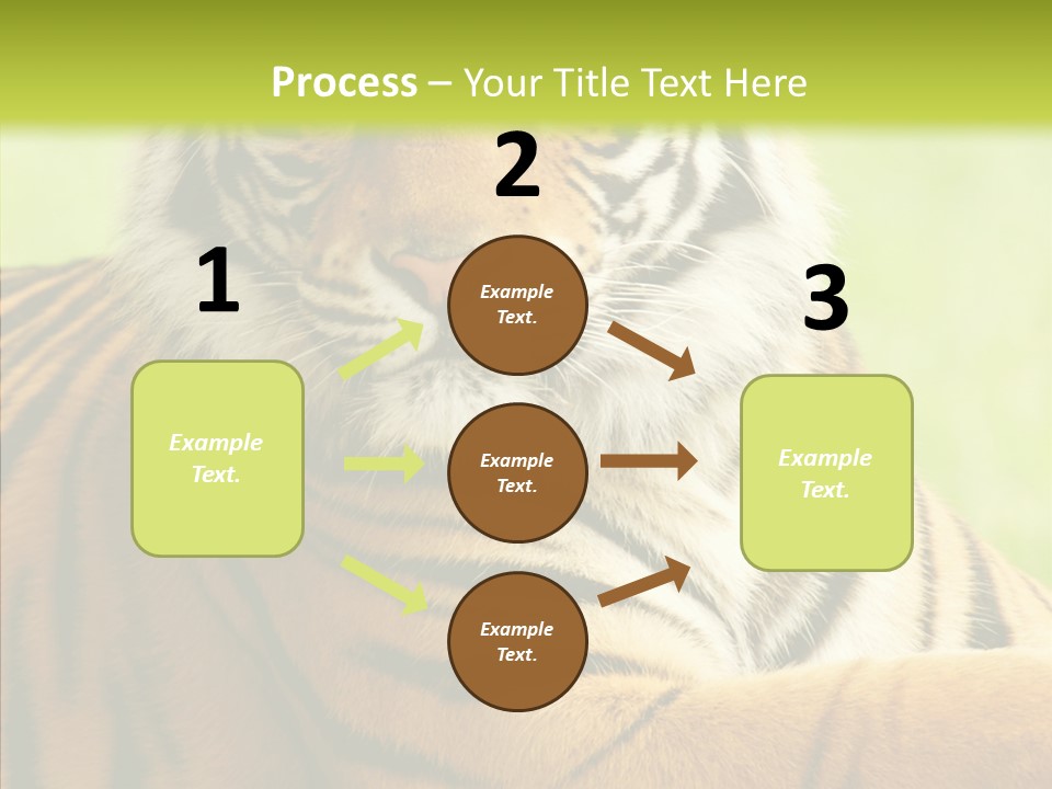 Nature Sub Tiger PowerPoint Template
