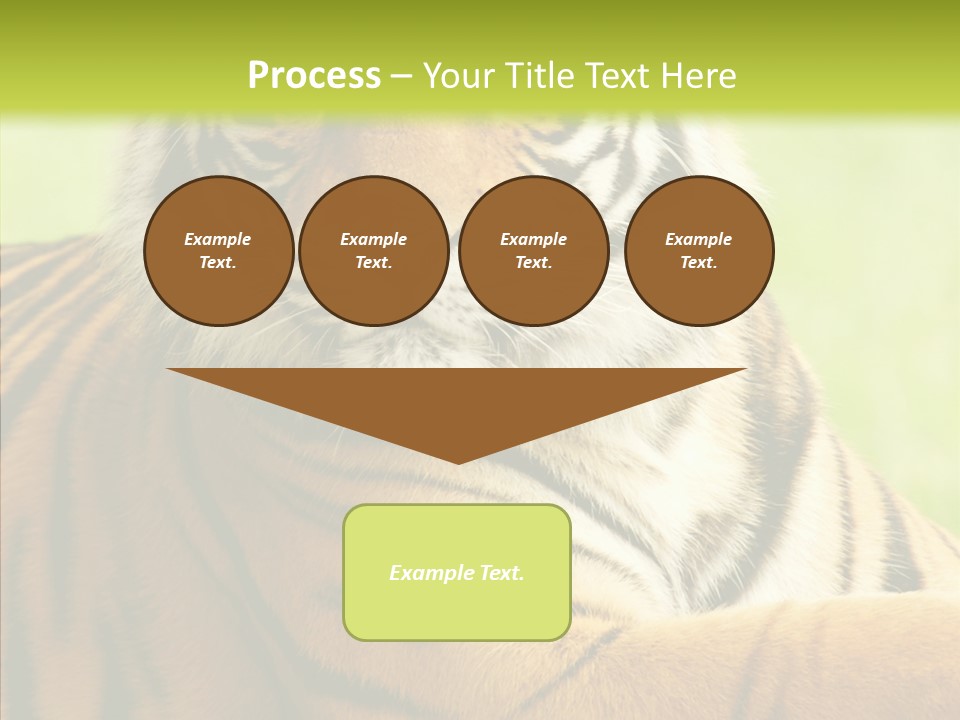 Nature Sub Tiger PowerPoint Template