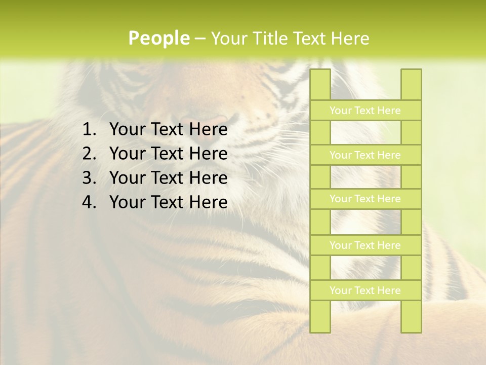 Nature Sub Tiger PowerPoint Template