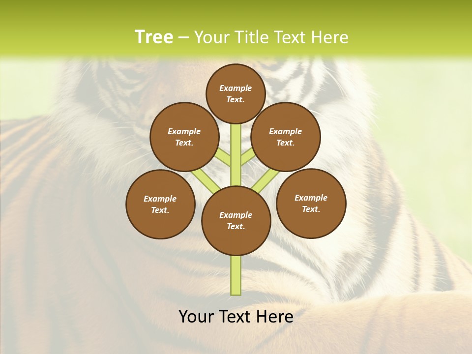 Nature Sub Tiger PowerPoint Template