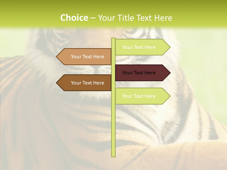 Nature Sub Tiger PowerPoint Template