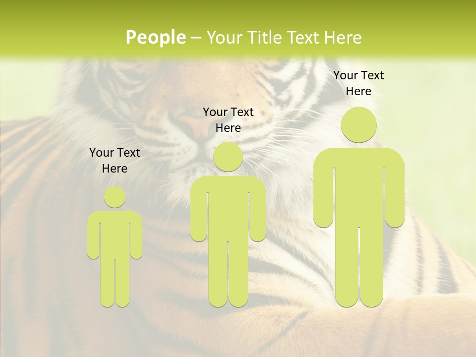 Nature Sub Tiger PowerPoint Template