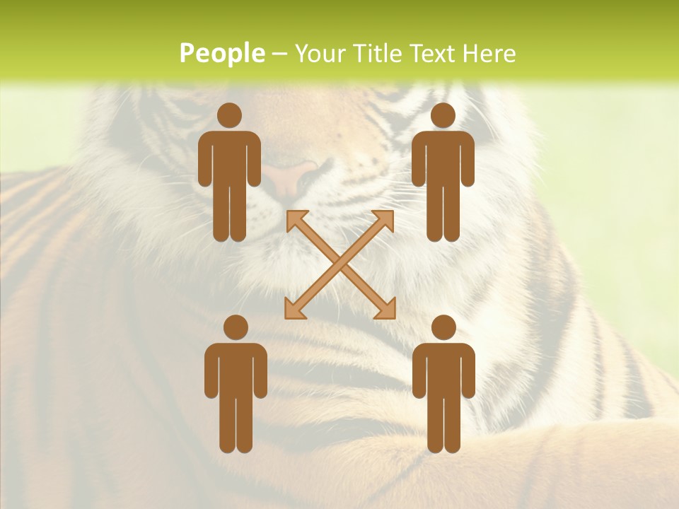 Nature Sub Tiger PowerPoint Template