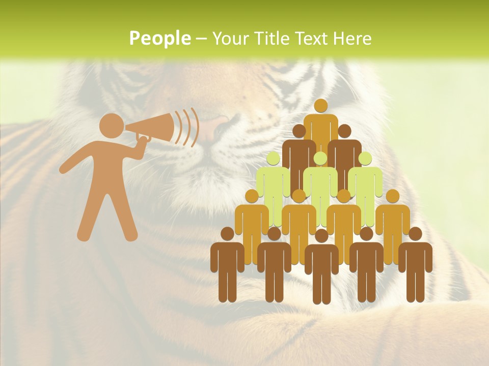 Nature Sub Tiger PowerPoint Template