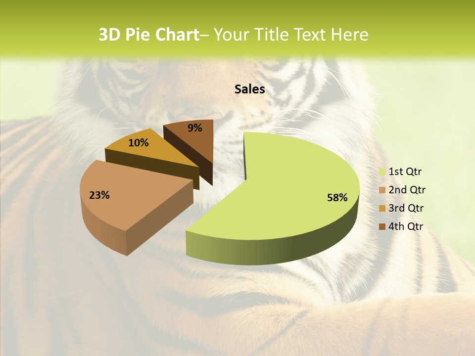 Nature Sub Tiger PowerPoint Template