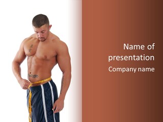 Beard Y Abdomen PowerPoint Template