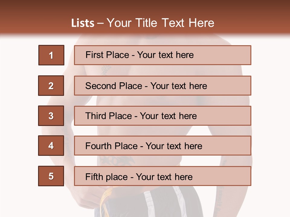 Beard Y Abdomen PowerPoint Template