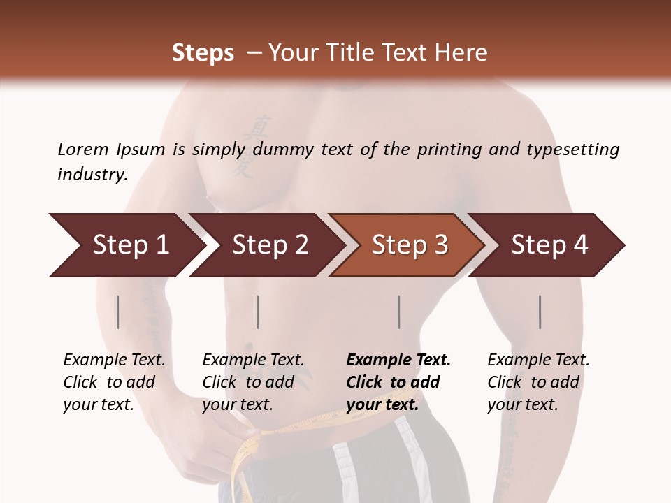 Beard Y Abdomen PowerPoint Template