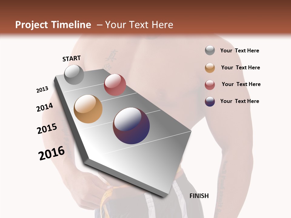 Beard Y Abdomen PowerPoint Template