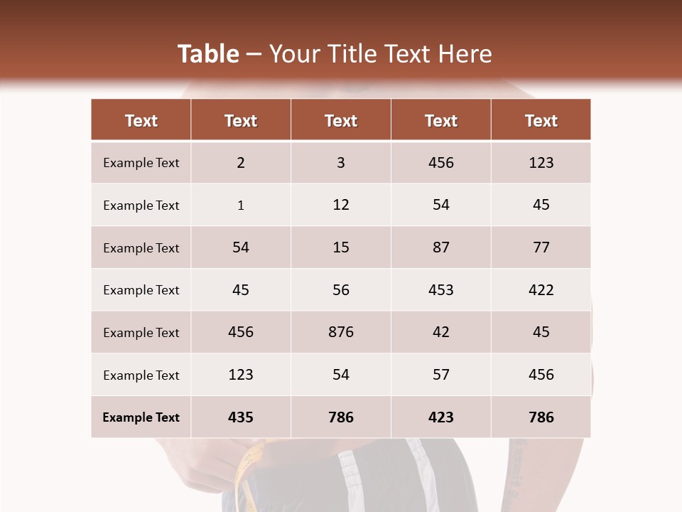 Beard Y Abdomen PowerPoint Template
