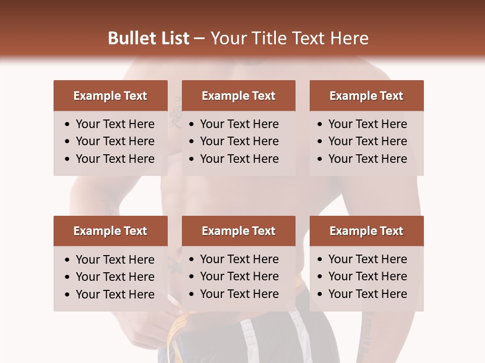 Beard Y Abdomen PowerPoint Template