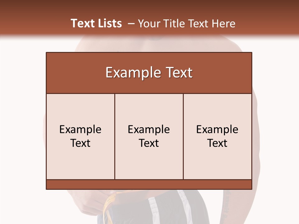Beard Y Abdomen PowerPoint Template