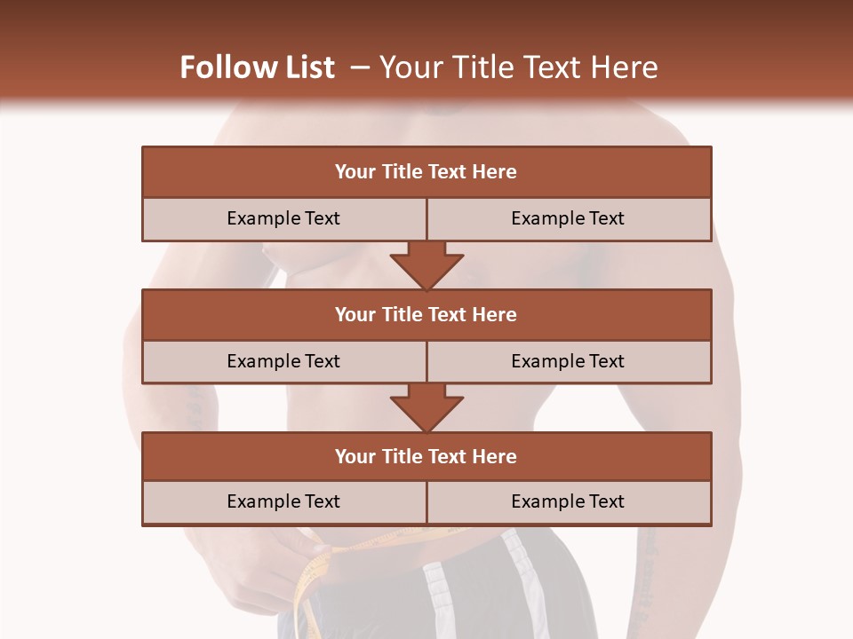 Beard Y Abdomen PowerPoint Template