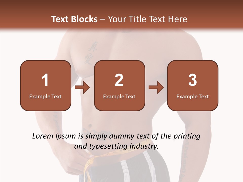 Beard Y Abdomen PowerPoint Template