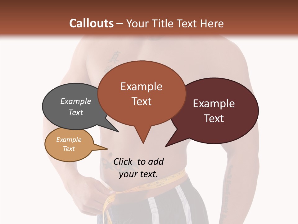 Beard Y Abdomen PowerPoint Template