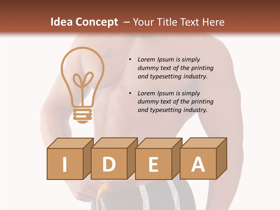 Beard Y Abdomen PowerPoint Template