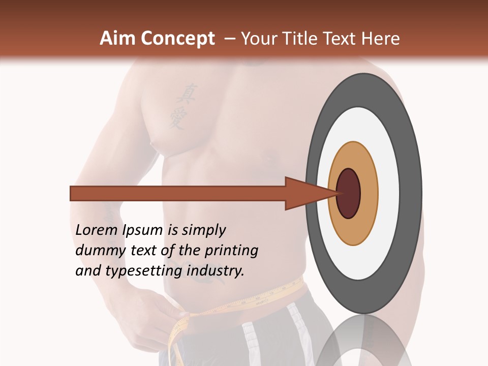 Beard Y Abdomen PowerPoint Template