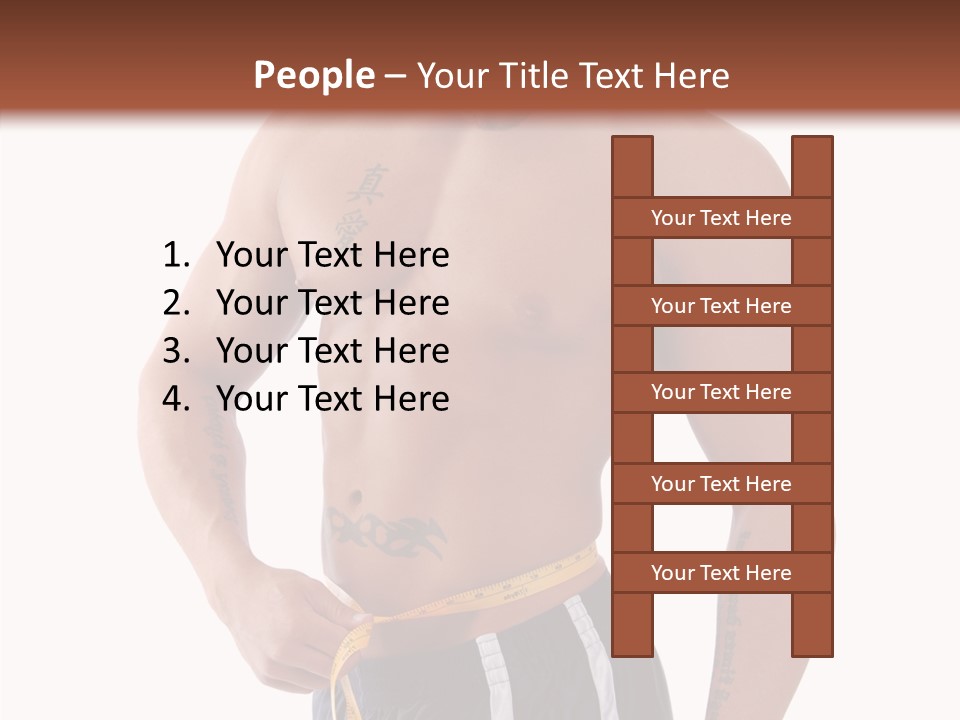 Beard Y Abdomen PowerPoint Template