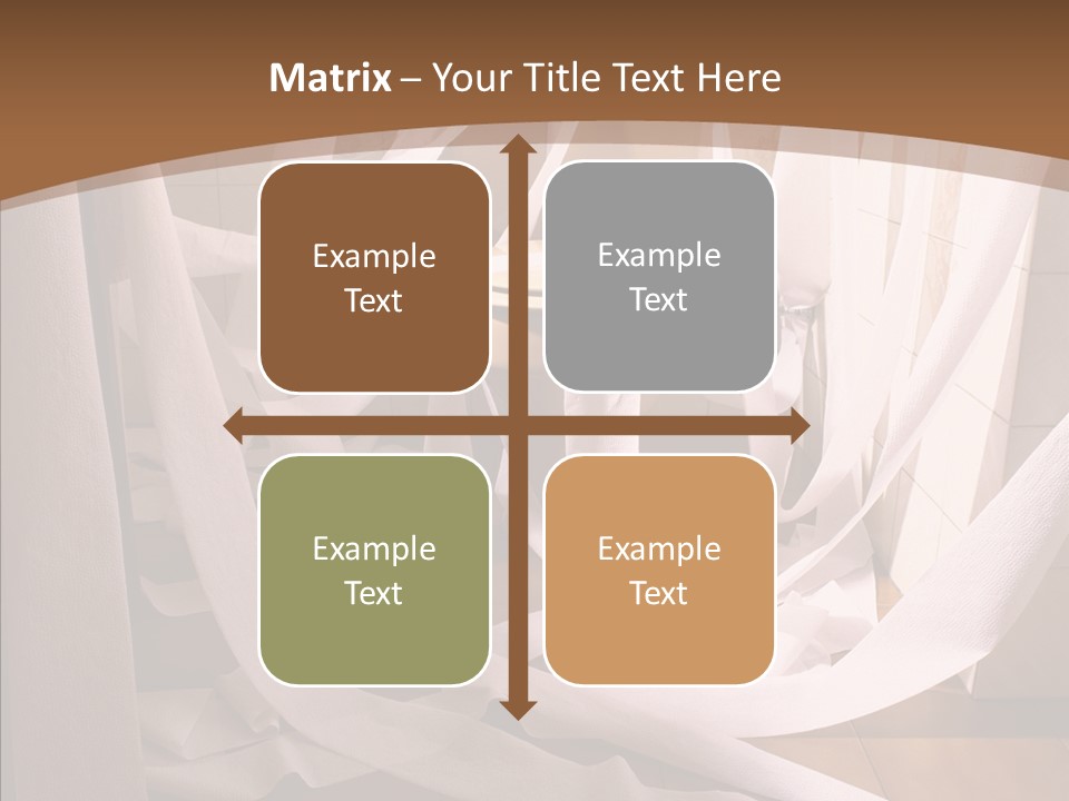 White Room Service PowerPoint Template