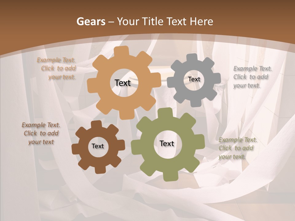 White Room Service PowerPoint Template