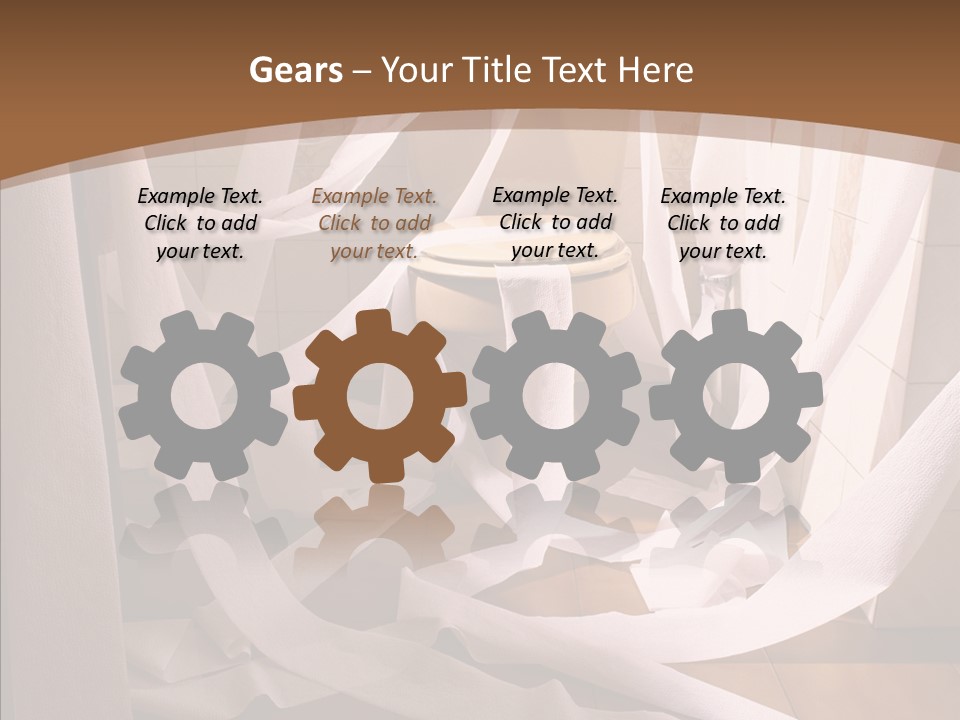 White Room Service PowerPoint Template