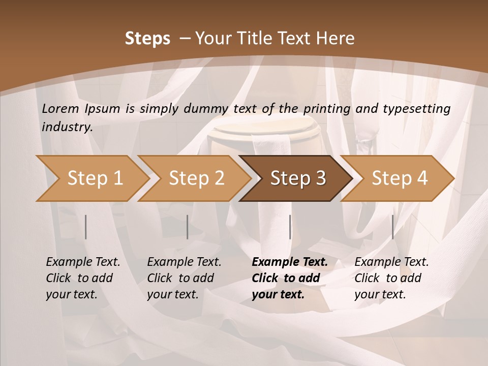 White Room Service PowerPoint Template