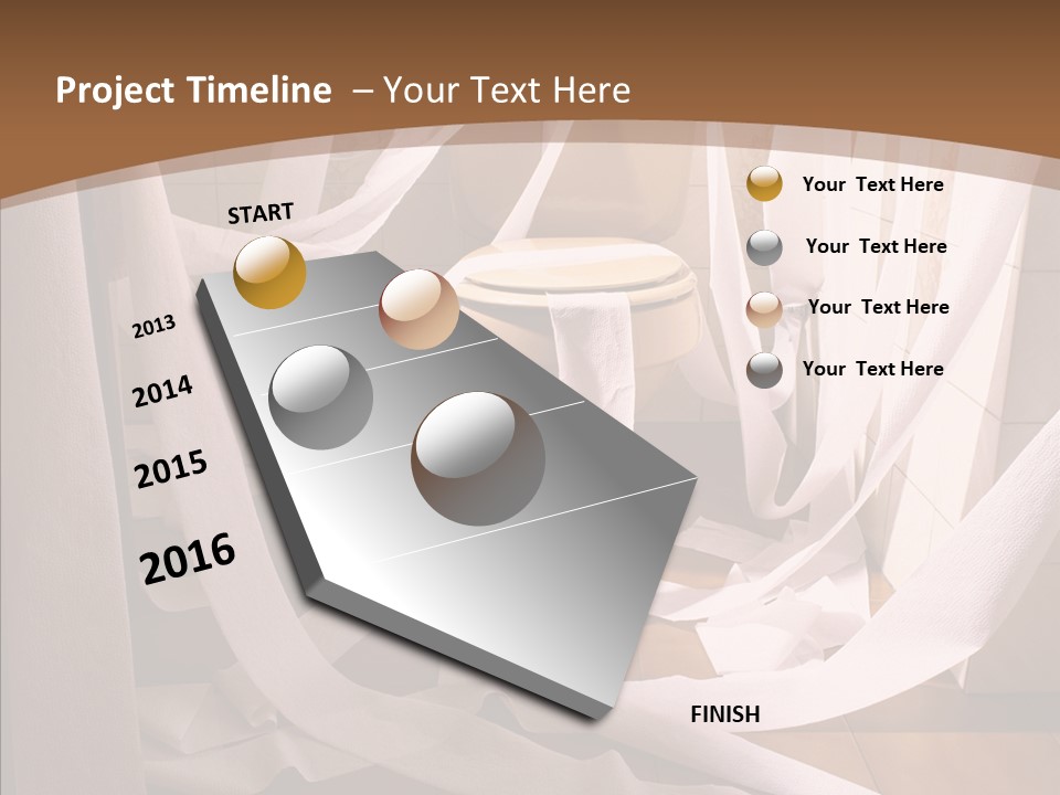 White Room Service PowerPoint Template