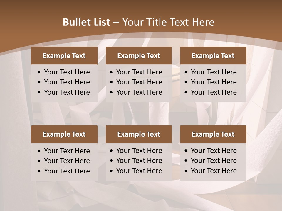 White Room Service PowerPoint Template