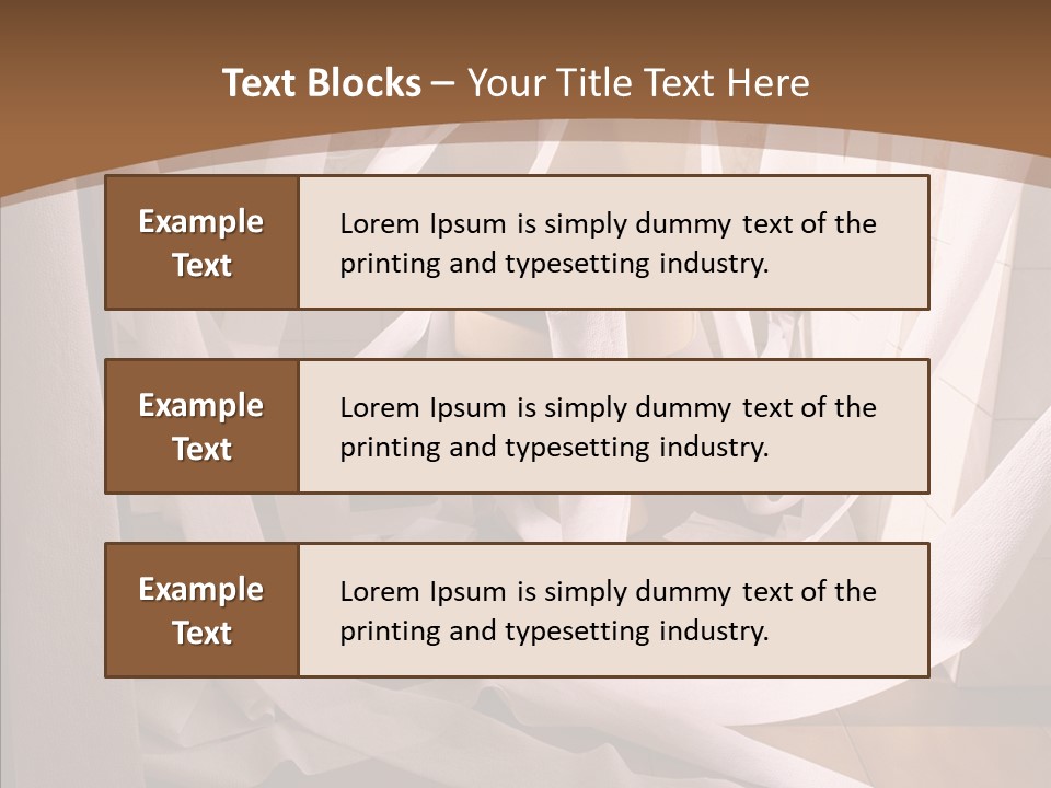 White Room Service PowerPoint Template