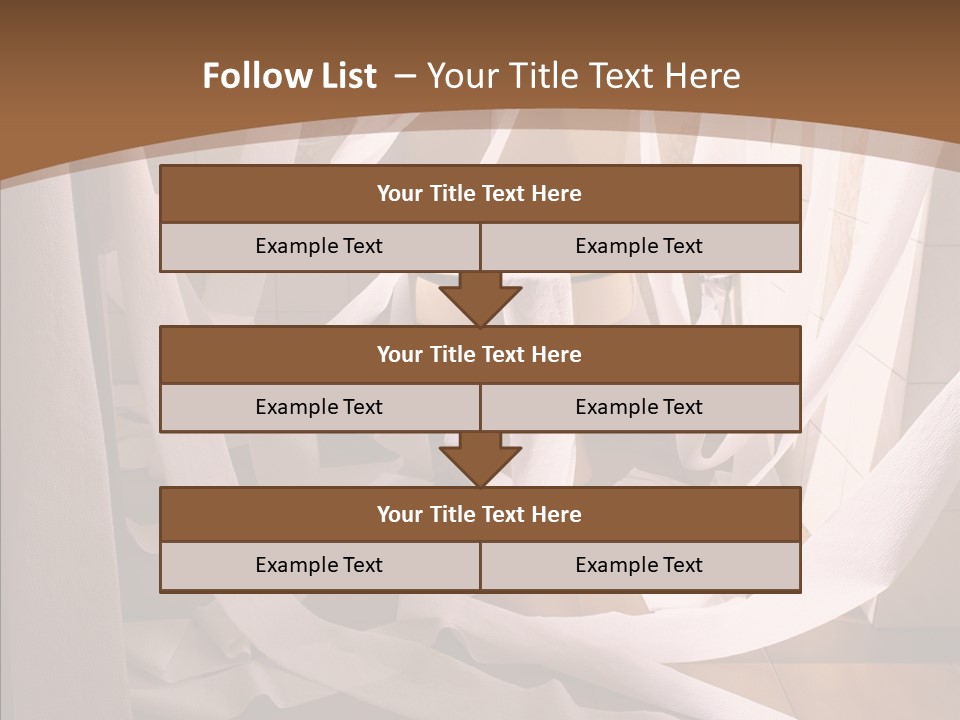 White Room Service PowerPoint Template