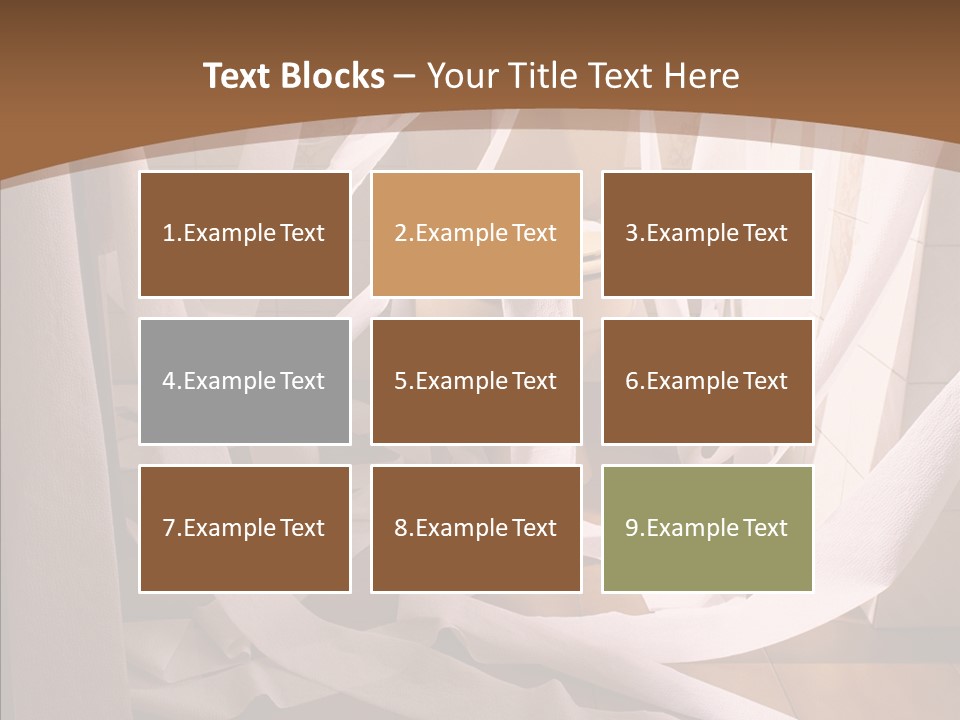 White Room Service PowerPoint Template