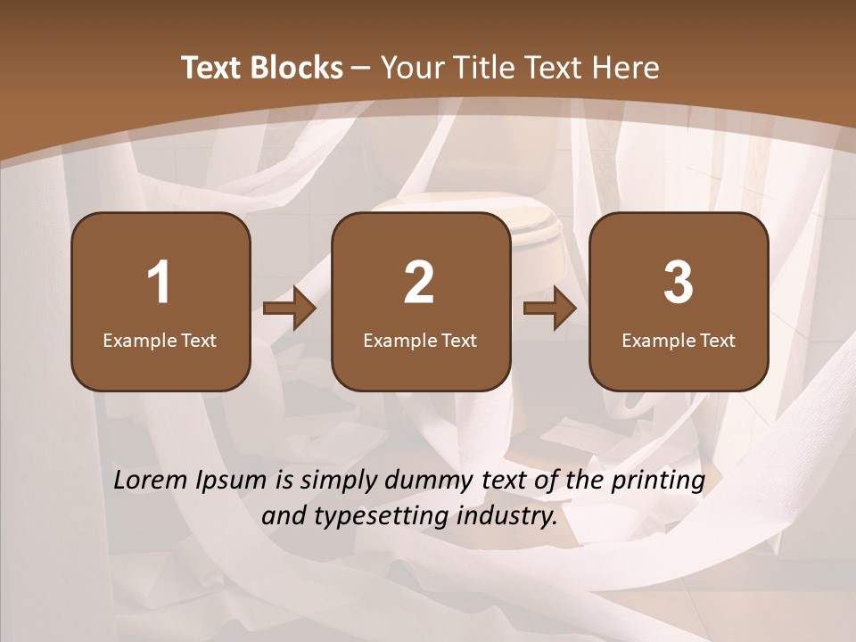 White Room Service PowerPoint Template