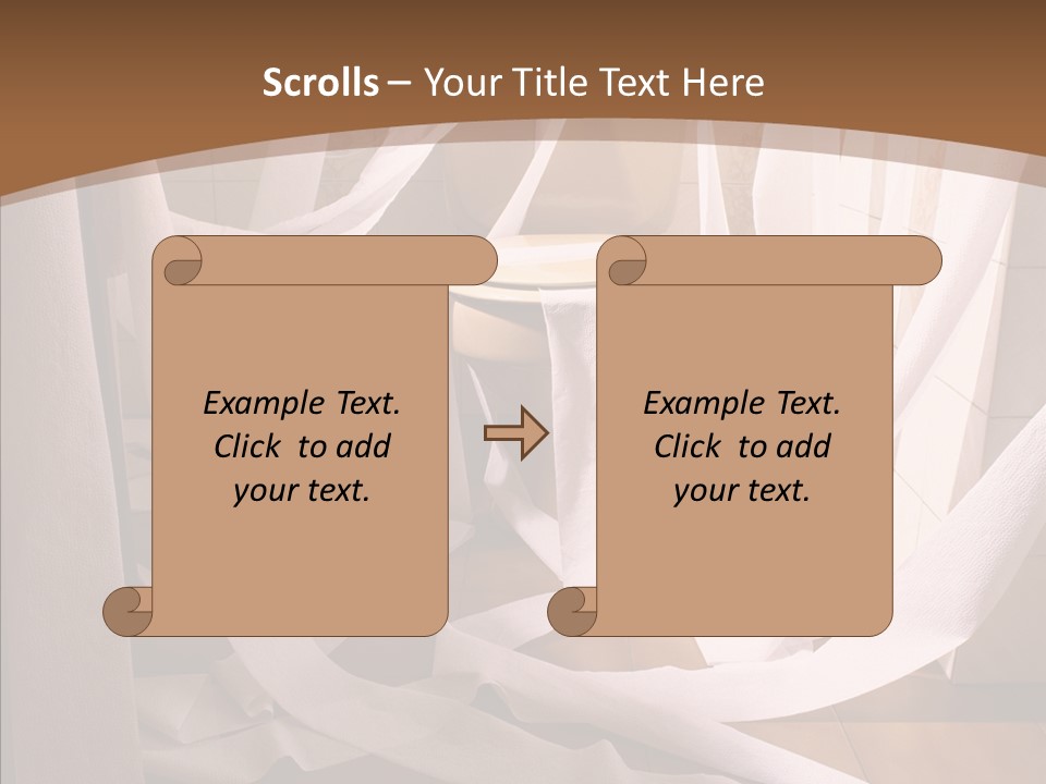 White Room Service PowerPoint Template