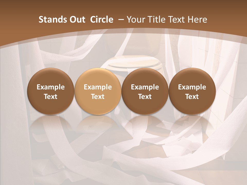 White Room Service PowerPoint Template