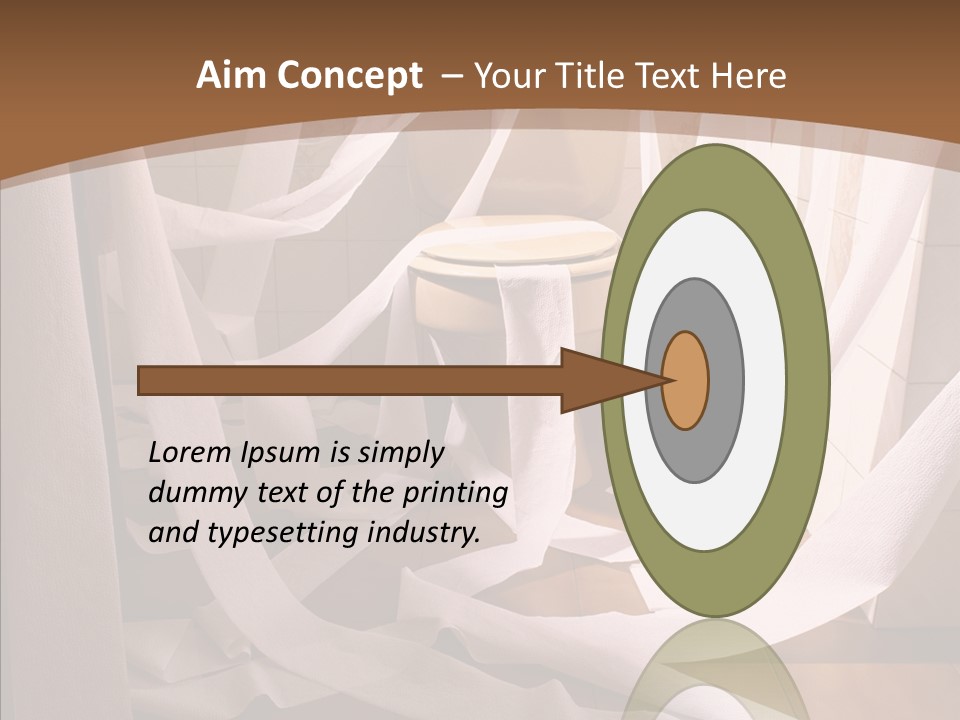 White Room Service PowerPoint Template