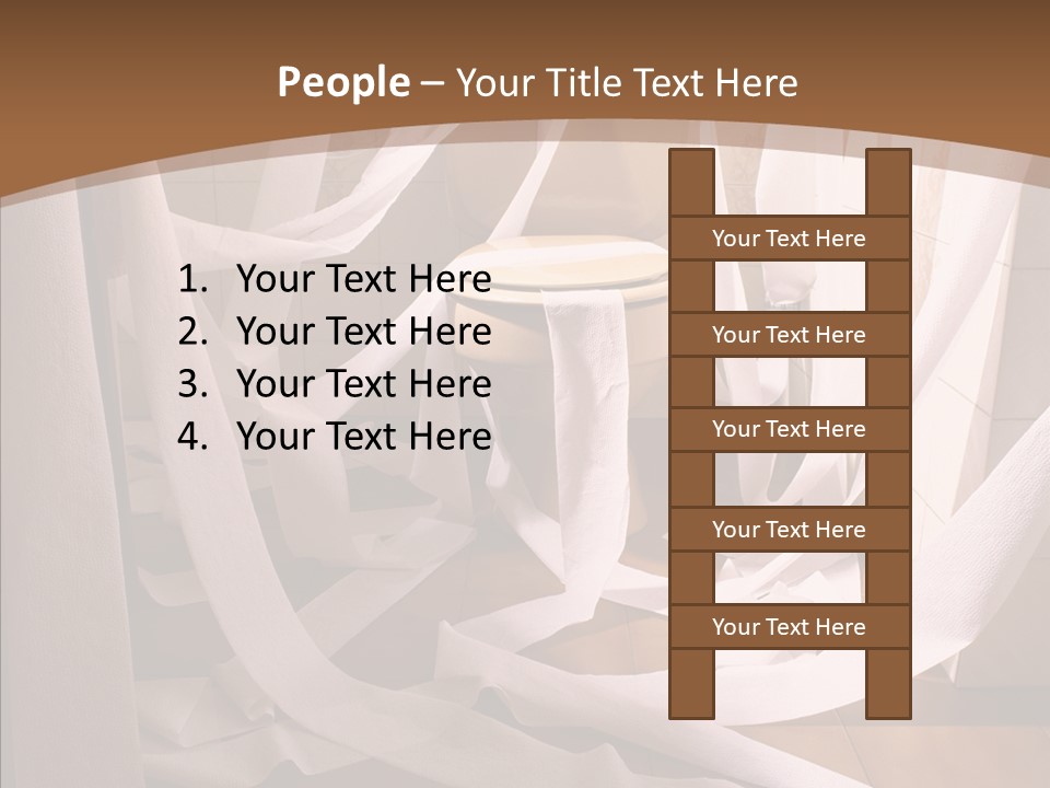 White Room Service PowerPoint Template