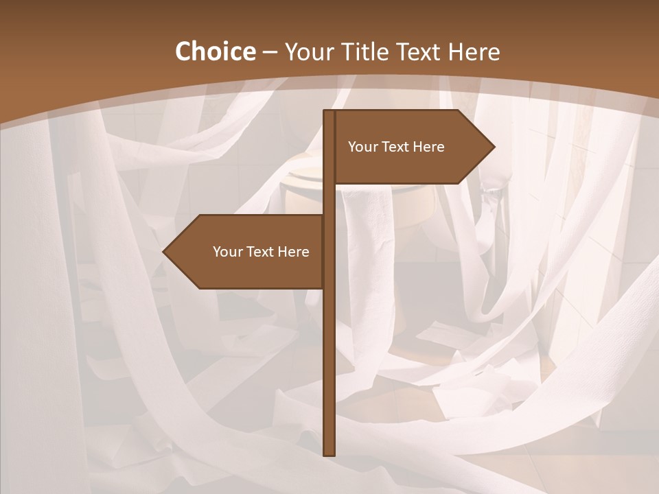 White Room Service PowerPoint Template