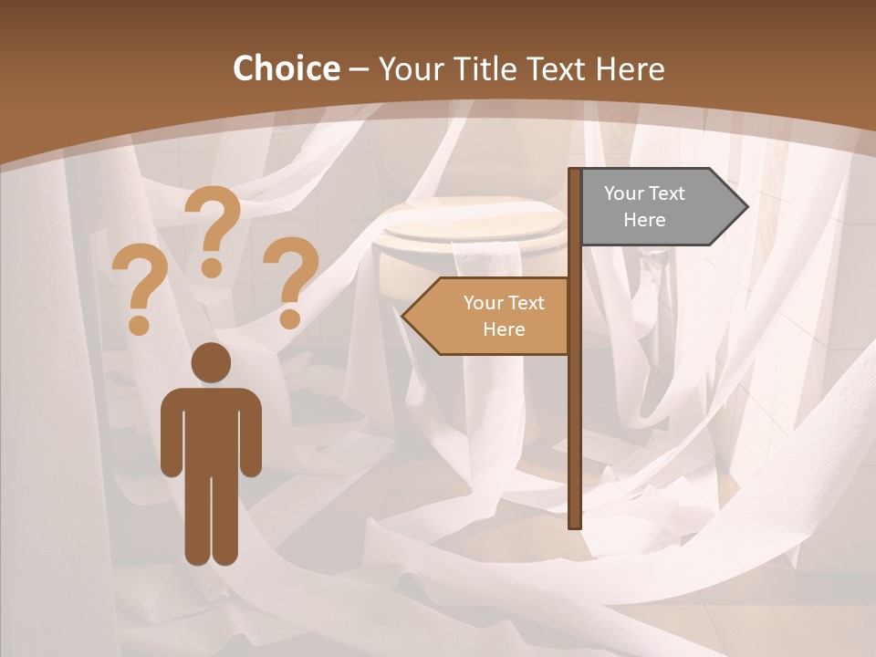 White Room Service PowerPoint Template