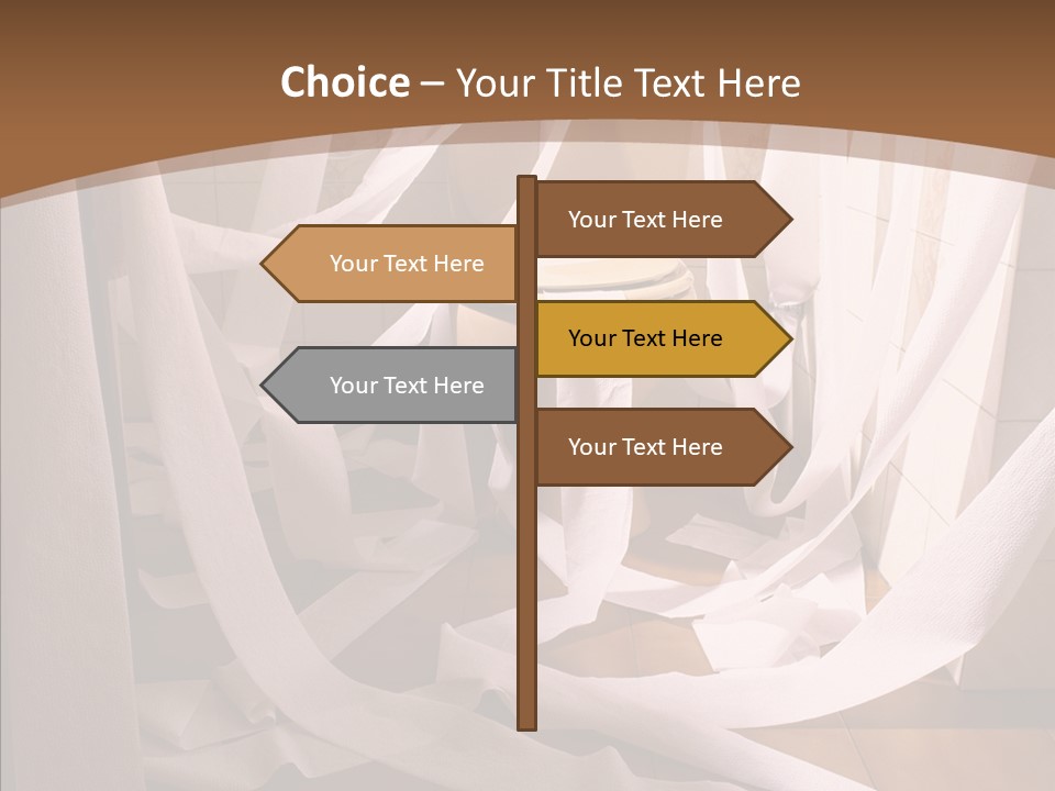 White Room Service PowerPoint Template