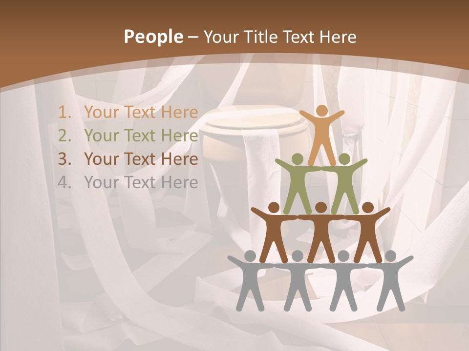 White Room Service PowerPoint Template