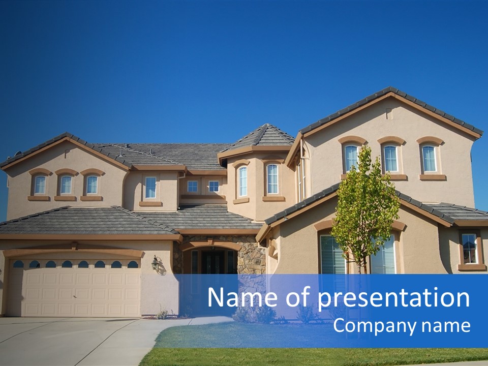 Residence Realty House PowerPoint Template