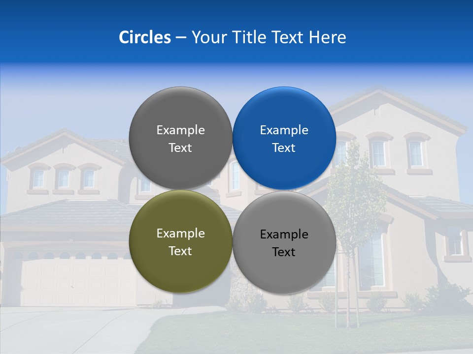 Residence Realty House PowerPoint Template