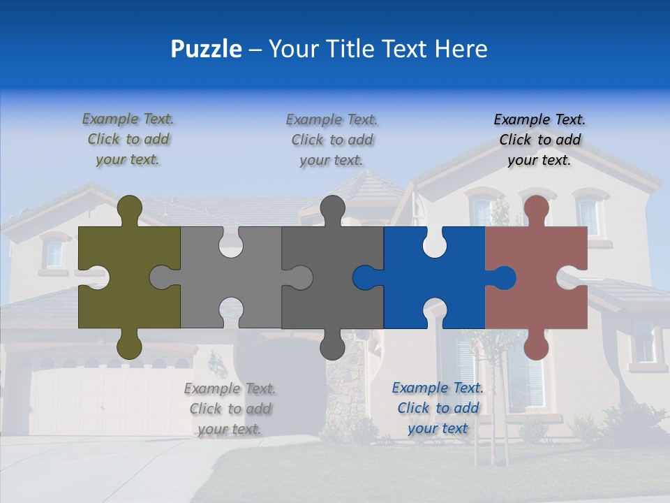 Residence Realty House PowerPoint Template