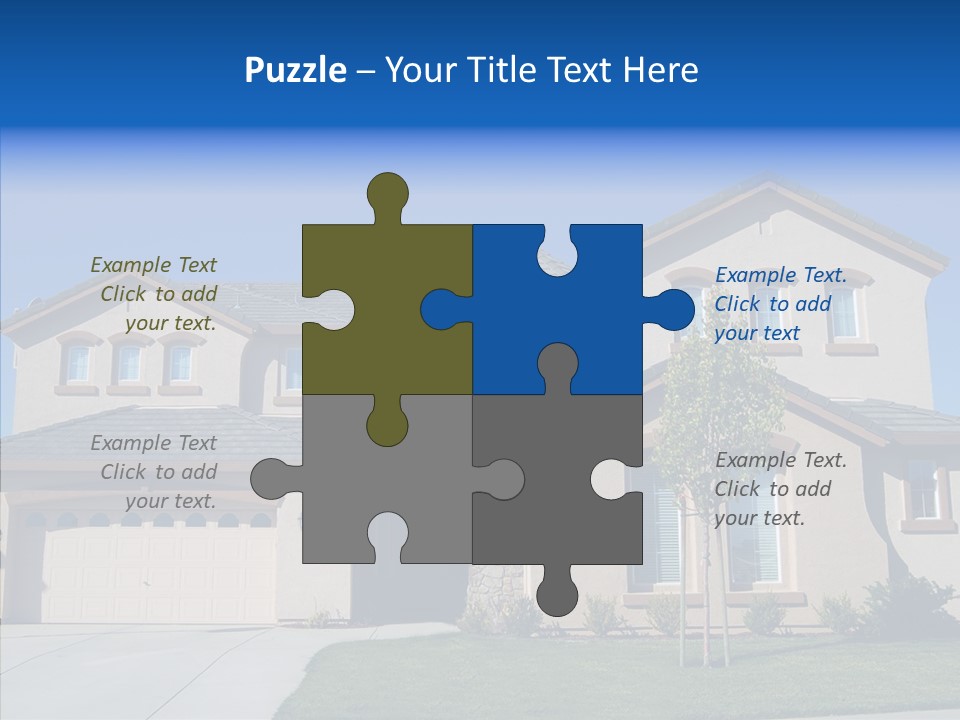 Residence Realty House PowerPoint Template