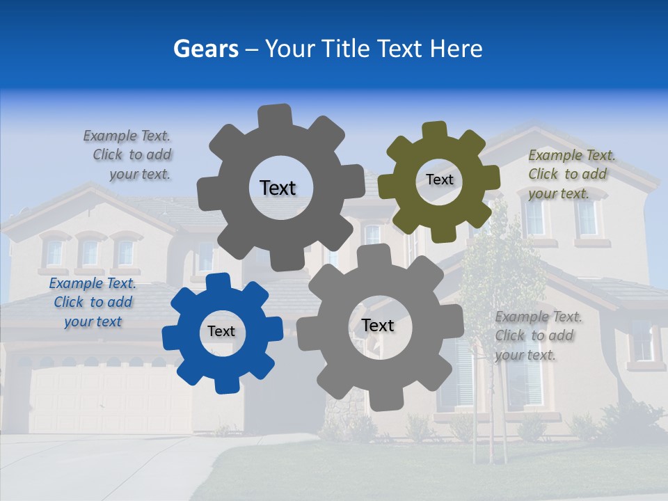 Residence Realty House PowerPoint Template