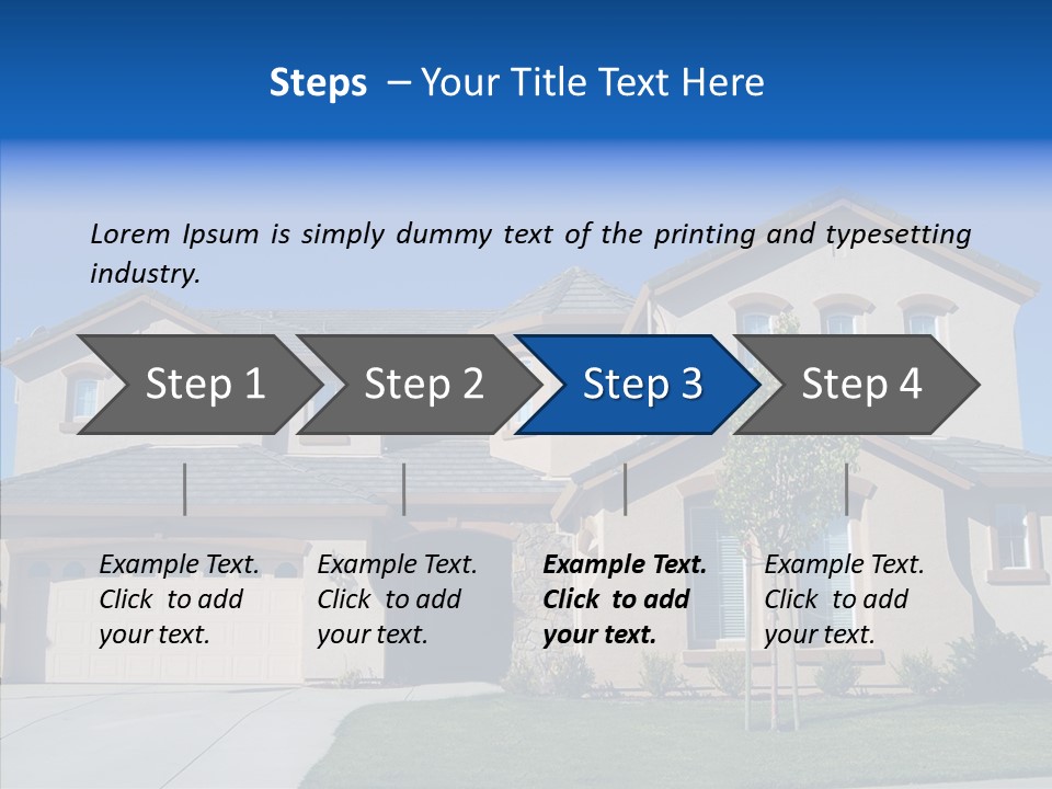 Residence Realty House PowerPoint Template