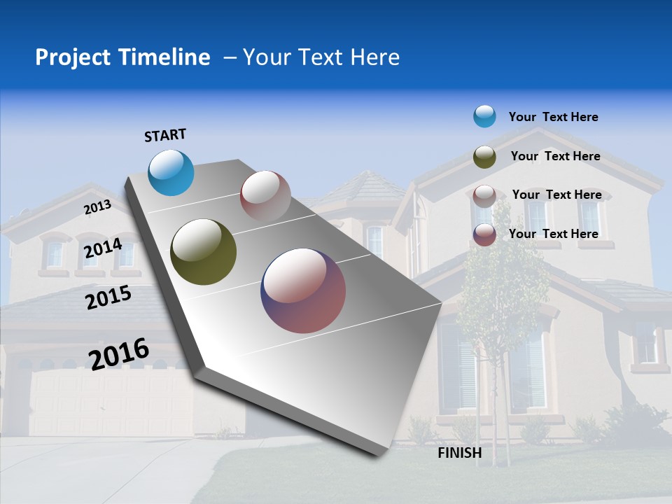 Residence Realty House PowerPoint Template