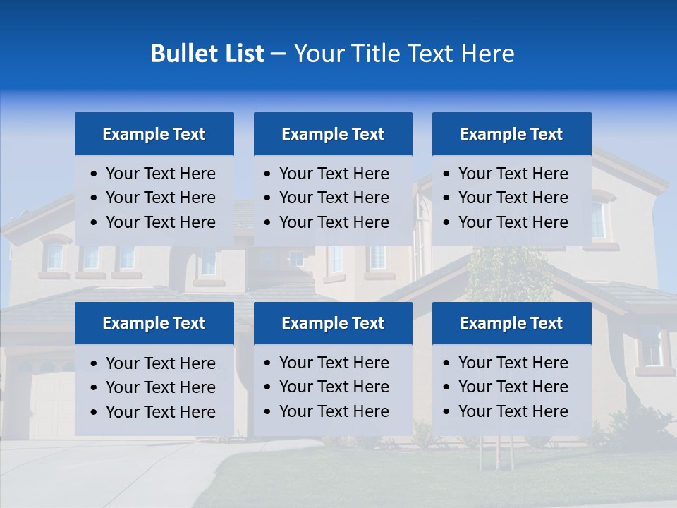 Residence Realty House PowerPoint Template