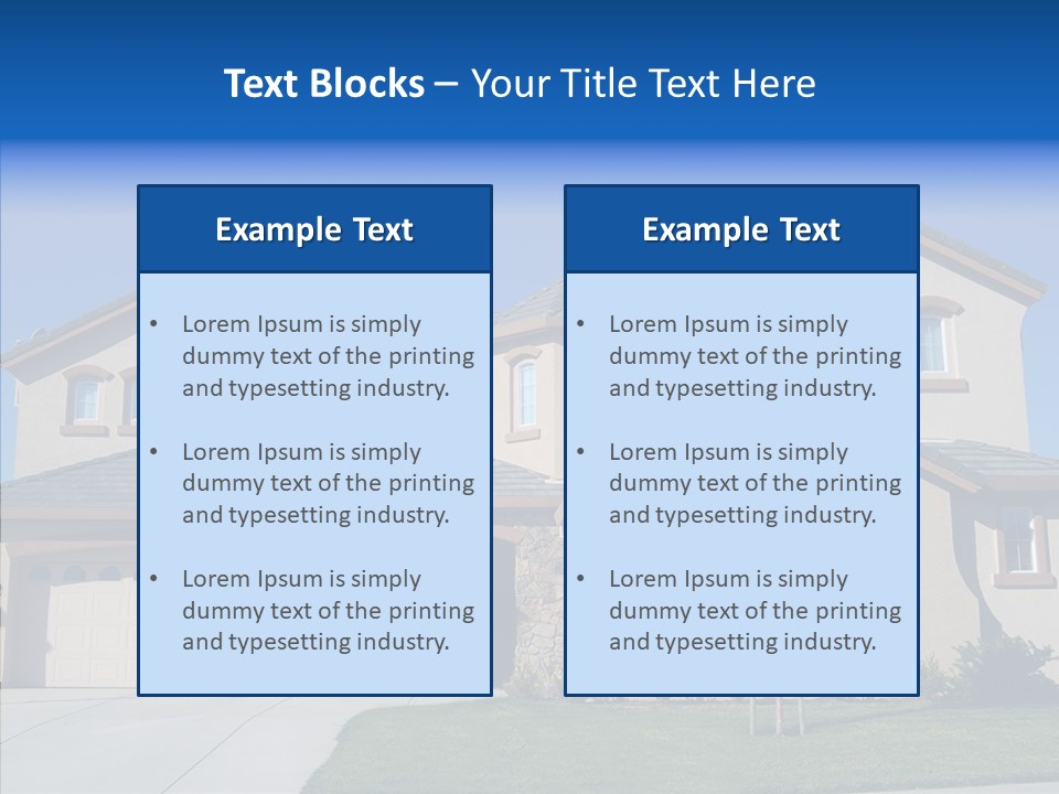 Residence Realty House PowerPoint Template